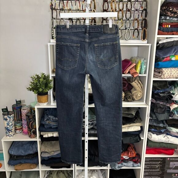 Men's Blue Denim Jeans 32x34 AMERICAN EAGLE 🦅 stretch blue jean - Picture 5 of 7